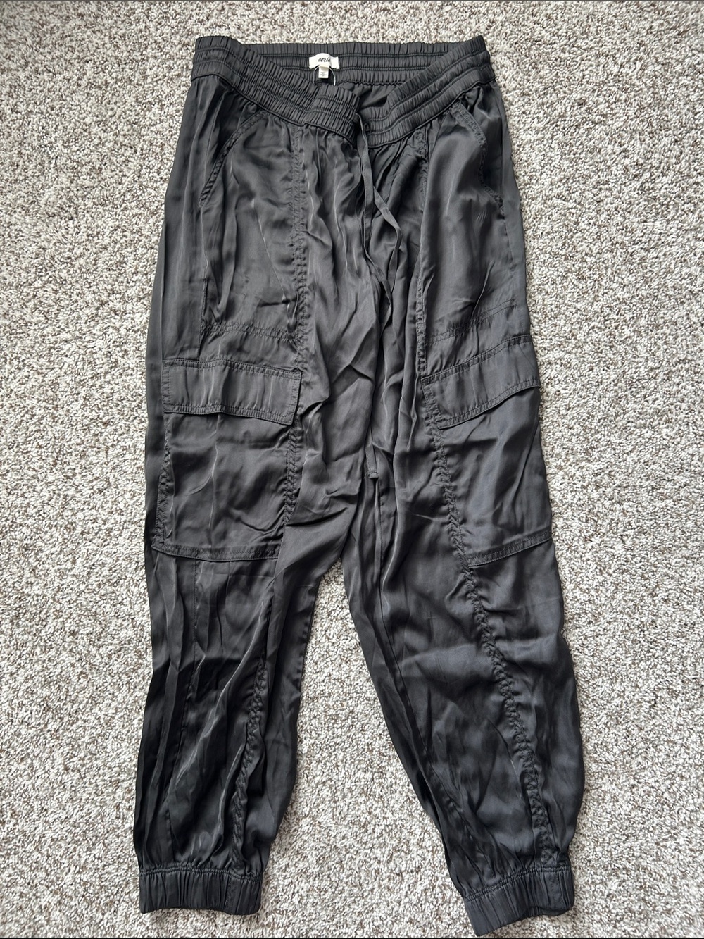 Charcoal Grey Aerie Jogger Pants
